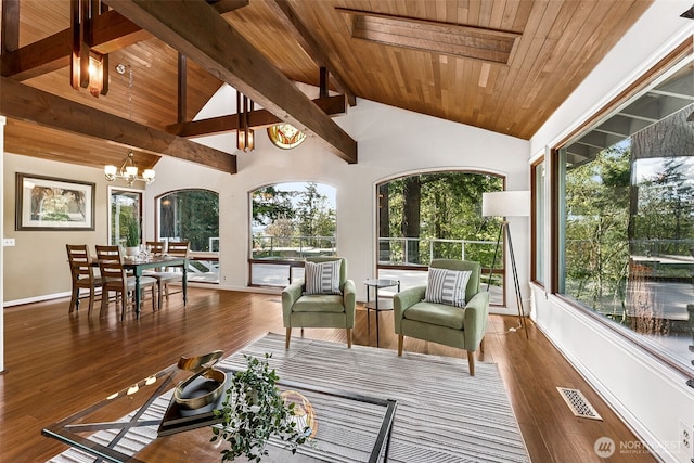 15602 26th Ave SW, Burien, WA 98166 - sunroom / solarium featuring a chandelier