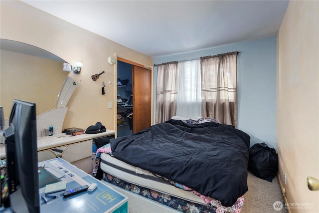 12421 2nd Ave S, Seattle, WA 98168 - bedroom featuring a closet and carpet