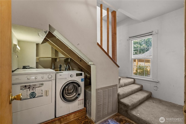 3626 E J St, Tacoma, WA 98404 - washroom with washing machine and clothes dryer
