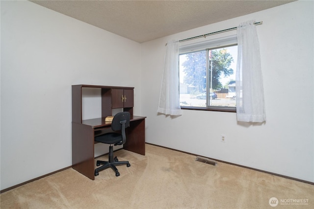 2623 25th Ct SW, Olympia, WA 98512 - unfurnished office featuring carpet, baseboards, and a textured ceiling