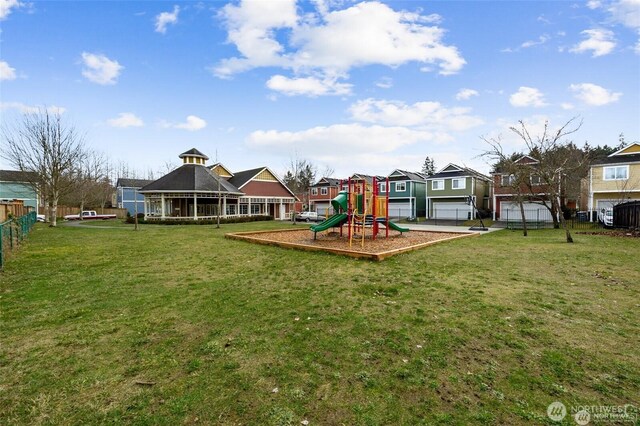 717 115th St E, Tacoma, WA 98445 - communal playground with a residential view