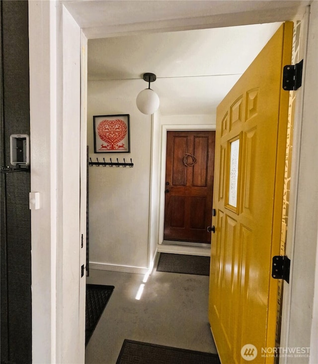 238 Castle Ave, Winthrop, WA 98862 - interior space with finished concrete flooring and baseboards