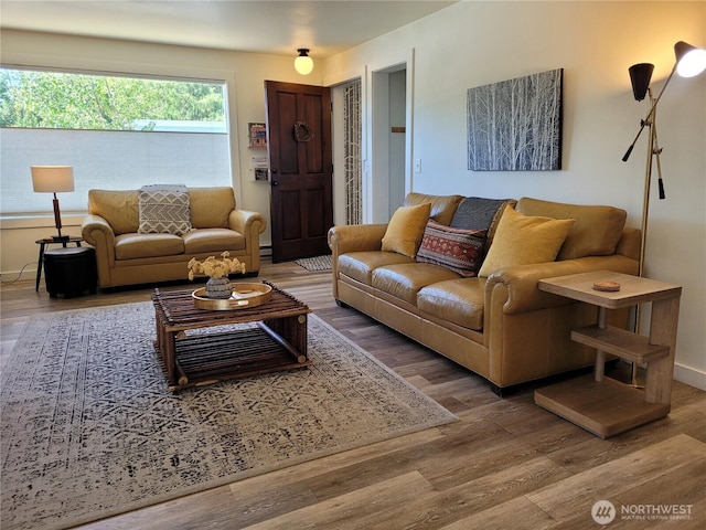 238 Castle Ave, Winthrop, WA 98862 - living area featuring wood finished floors