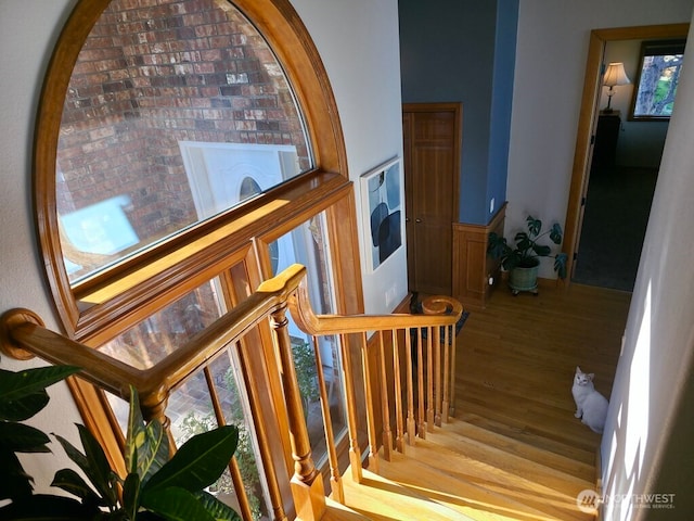 440 W Line Rd, Ephrata, WA 98823 - stairs with wood finished floors