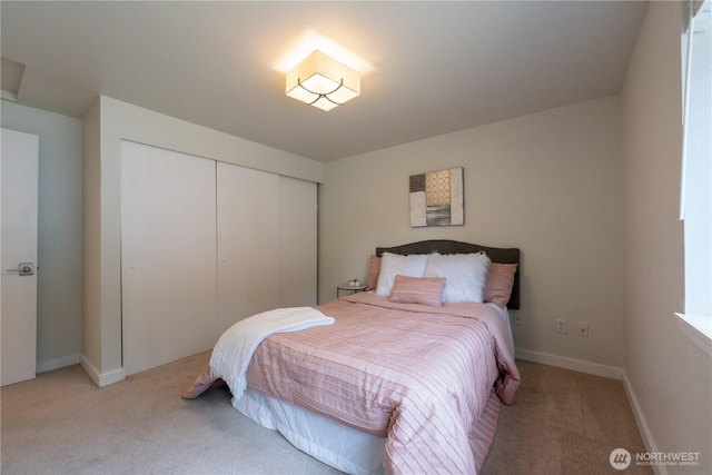7309 46th Street Ct W, University Place, WA 98466 - bedroom featuring light colored carpet and a closet