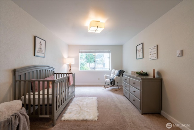 7309 46th Street Ct W, University Place, WA 98466 - carpeted bedroom with baseboards and a nursery area