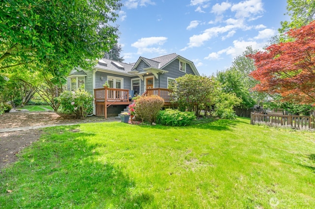 1833 3rd Ave, Kirkland, WA 98033 - view of front of property featuring a wooden deck and french doors
