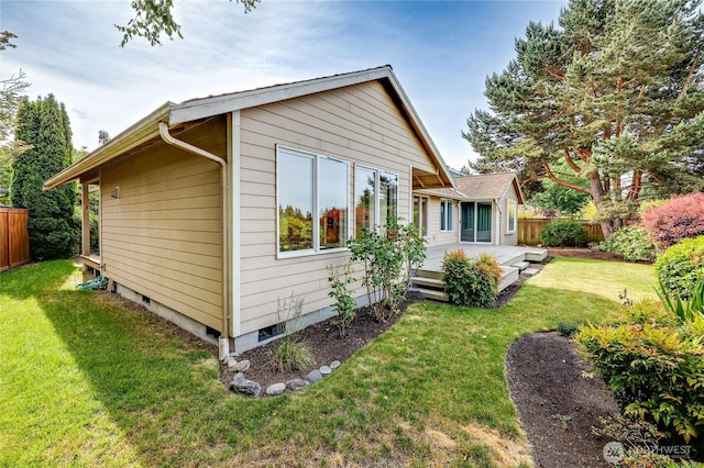20135 Bue Rund Loop NE, Poulsbo, WA 98370 - view of property exterior featuring a wooden deck