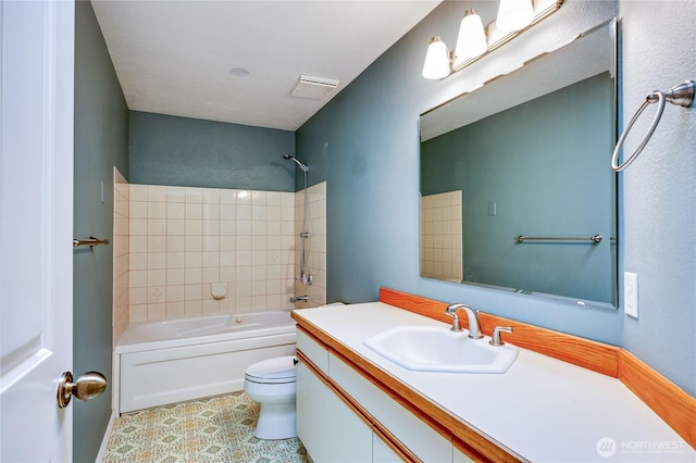 20135 Bue Rund Loop NE, Poulsbo, WA 98370 - full bathroom featuring toilet, vanity, and shower / tub combination