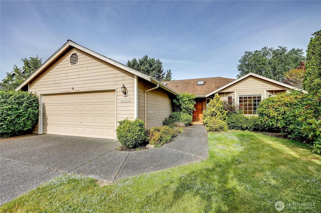 20135 Bue Rund Loop NE, Poulsbo, WA 98370 - single story home featuring a front yard, an attached garage, and driveway
