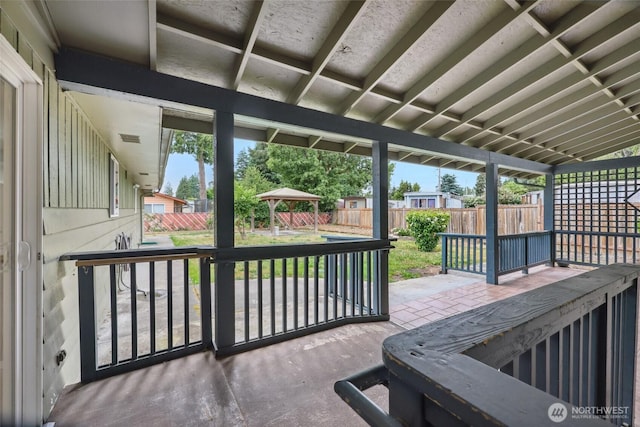 6836 Husky Way SE, Olympia, WA 98503 - wooden terrace with a gazebo