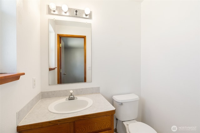 2376 Nicholas Dr, Ferndale, WA 98248 - half bath featuring toilet and vanity