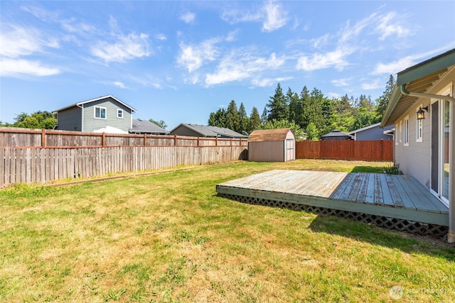 2376 Nicholas Dr, Ferndale, WA 98248 - fenced backyard with a shed and a deck