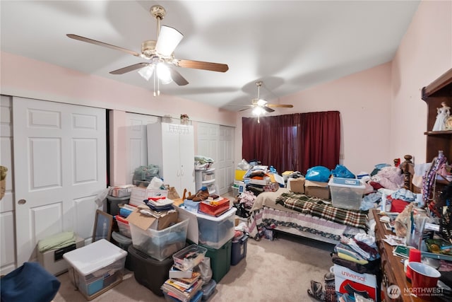 414 S Main, Mccleary, WA 98557 - bedroom featuring carpet and ceiling fan