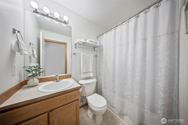 2427 Bellanca Ct, East Wenatchee, WA 98802 - bathroom with vanity and a shower with curtain