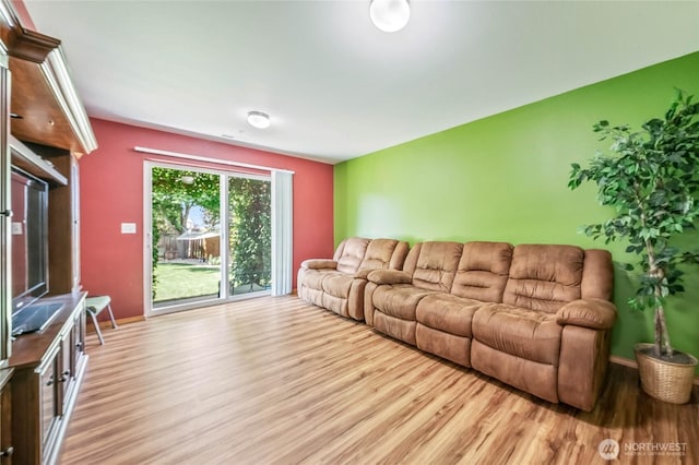 2427 Bellanca Ct, East Wenatchee, WA 98802 - living area with light wood-style floors and baseboards