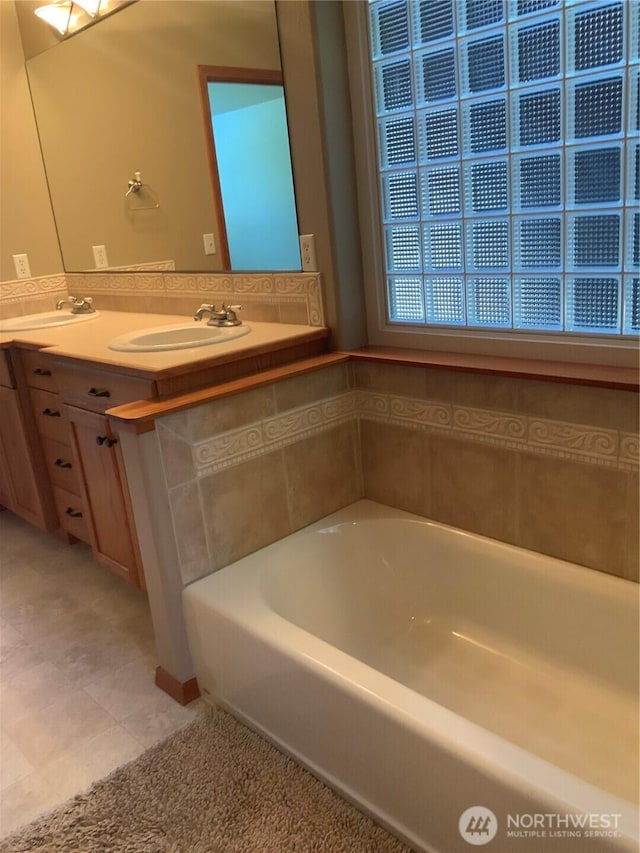 3328 Pennsylvania, Longview, WA 98632 - full bath featuring a bath and double vanity