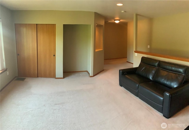 3328 Pennsylvania, Longview, WA 98632 - living room featuring carpet flooring and recessed lighting
