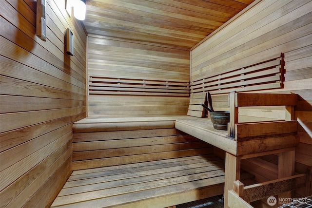 5450 Leary Ave NW Unit 251, Seattle, WA 98107 - relaxing sauna with wood walls and wooden ceiling
