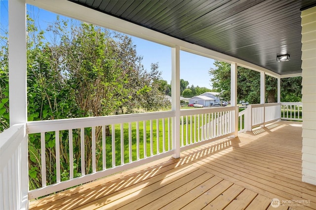 449 NE Cliff Ave, Wilbur, WA 99185 - view of wooden terrace
