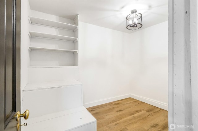 449 NE Cliff Ave, Wilbur, WA 99185 - walk in closet with light wood finished floors