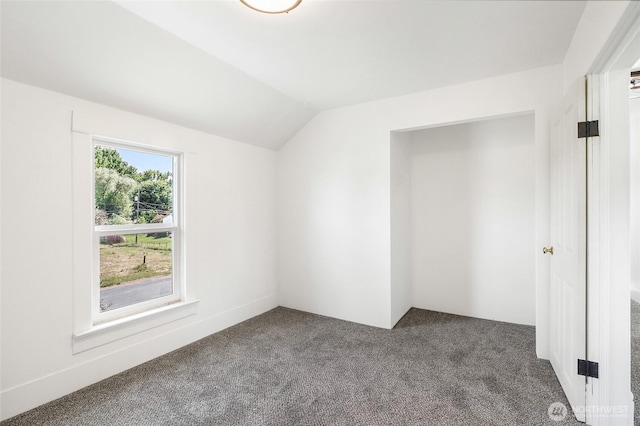 449 NE Cliff Ave, Wilbur, WA 99185 - bonus room featuring carpet and vaulted ceiling