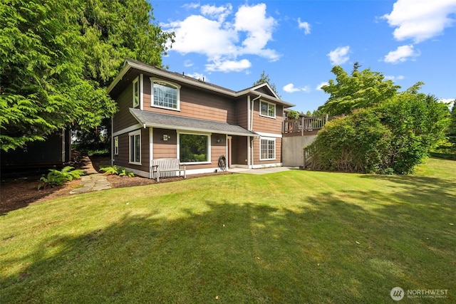 804 S Park Ct, Lynden, WA 98264 - back of house featuring a lawn