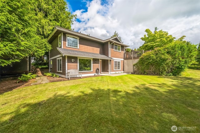 804 S Park Ct, Lynden, WA 98264 - back of house with a yard