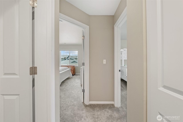 7114 Hazel Pl SE, Auburn, WA 98092 - hall with carpet floors and baseboards