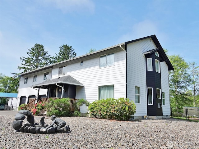 801 Hassalo Ave SE, Ocean Shores, WA 98569 - view of front of property with a porch