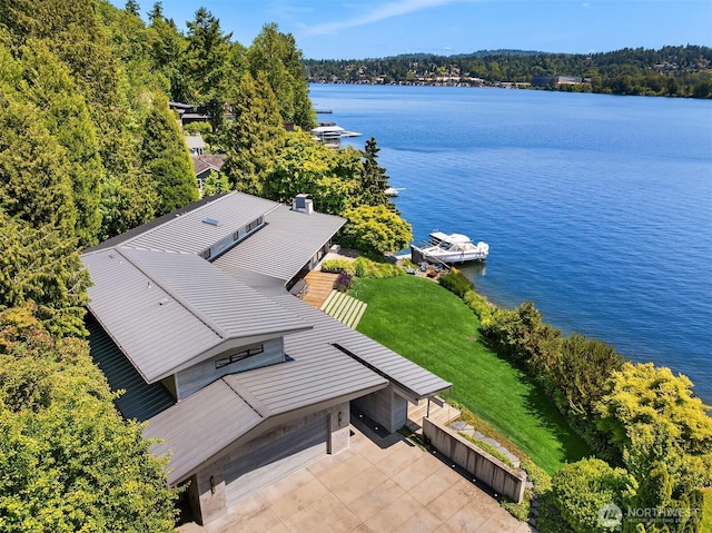 7964 E Mercer Way, Mercer Island, WA 98040 - drone / aerial view of a large body of water