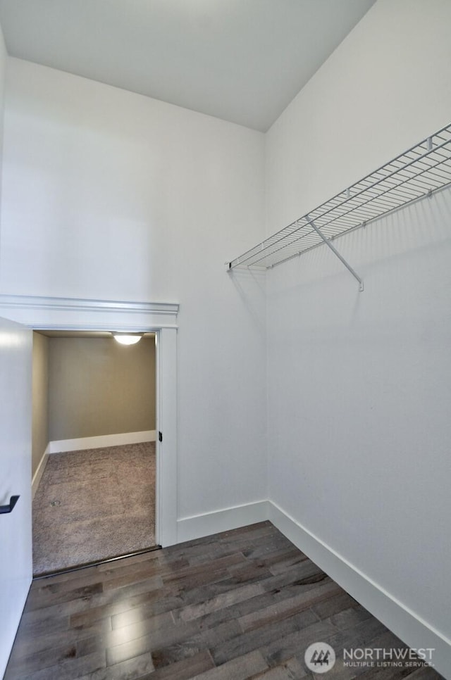 4704 204th Ct E, Spanaway, WA 98387 - walk in closet with dark wood finished floors