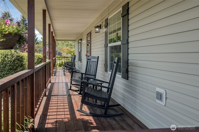 108 Garden Pl, Elma, WA 98541 - view of wooden porch