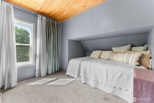 111 Norfolk Rd, Winthrop, WA 98862 - carpeted bedroom featuring wooden ceiling and lofted ceiling
