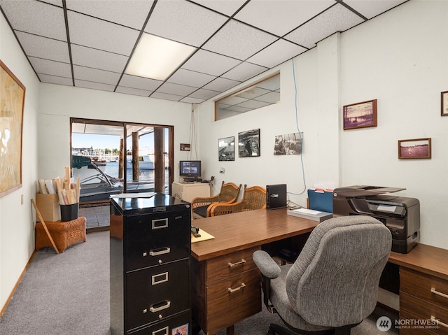 2900 Westlake Ave N, Seattle, WA 98109 - carpeted office space featuring a drop ceiling