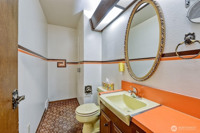 2781 Lake Whatcom Blvd, Bellingham, WA 98229 - half bath with vanity and tile patterned flooring