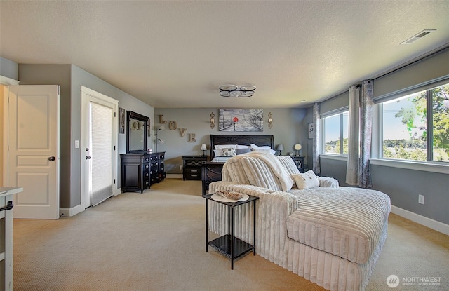 15202 NE 102nd Way, Vancouver, WA 98685 - bedroom featuring light colored carpet and a textured ceiling