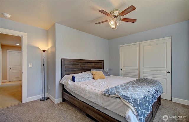 15202 NE 102nd Way, Vancouver, WA 98685 - carpeted bedroom featuring a closet and a ceiling fan