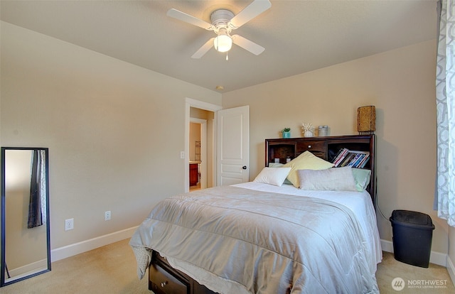 15202 NE 102nd Way, Vancouver, WA 98685 - bedroom with light carpet and ceiling fan