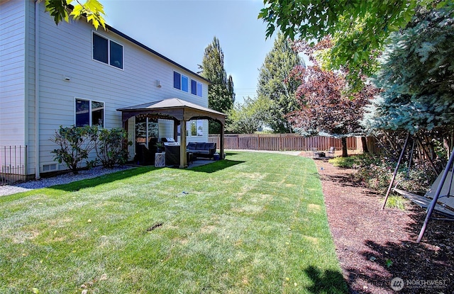 15202 NE 102nd Way, Vancouver, WA 98685 - fenced backyard with a gazebo