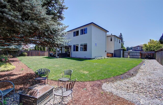 15202 NE 102nd Way, Vancouver, WA 98685 - rear view of property featuring a fenced backyard