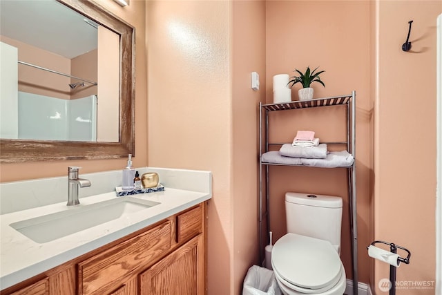 7547 NE 200 NE, Kenmore, WA 98028 - full bathroom with vanity, toilet, and a shower