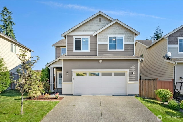 4915 NE 5th St, Renton, WA 98059 - craftsman-style home featuring concrete driveway and a garage