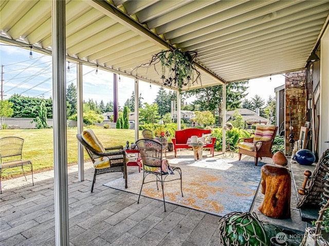 4425 65th St E, Tacoma, WA 98443 - view of patio with an outdoor hangout area