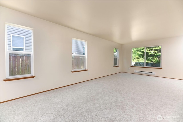 2413 106th Dr SE, Lake Stevens, WA 98258 - carpeted spare room with a baseboard radiator and baseboards
