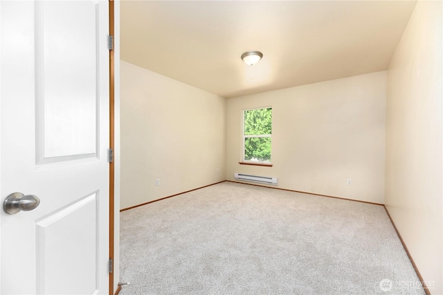 2413 106th Dr SE, Lake Stevens, WA 98258 - carpeted spare room featuring a baseboard radiator and baseboards