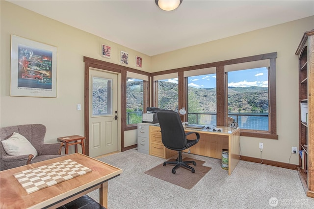 24386 US Highway 97, Chelan, WA 98816 - office area featuring baseboards and light colored carpet