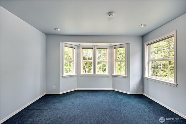 2800 Cliff St, Port Townsend, WA 98368 - empty room with a smoke detector and dark carpet