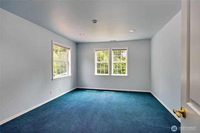 2800 Cliff St, Port Townsend, WA 98368 - spare room featuring dark carpet and baseboards