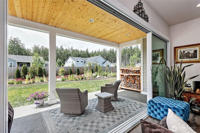 4689 Petrel St, Port Townsend, WA 98368 - fenced backyard featuring a patio area